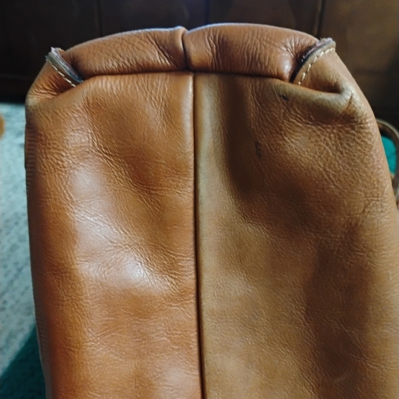 Patricia Nash Cut Out Tooling Cavo Collection Tote in Cinnamon Leather - Picture 13 of 16